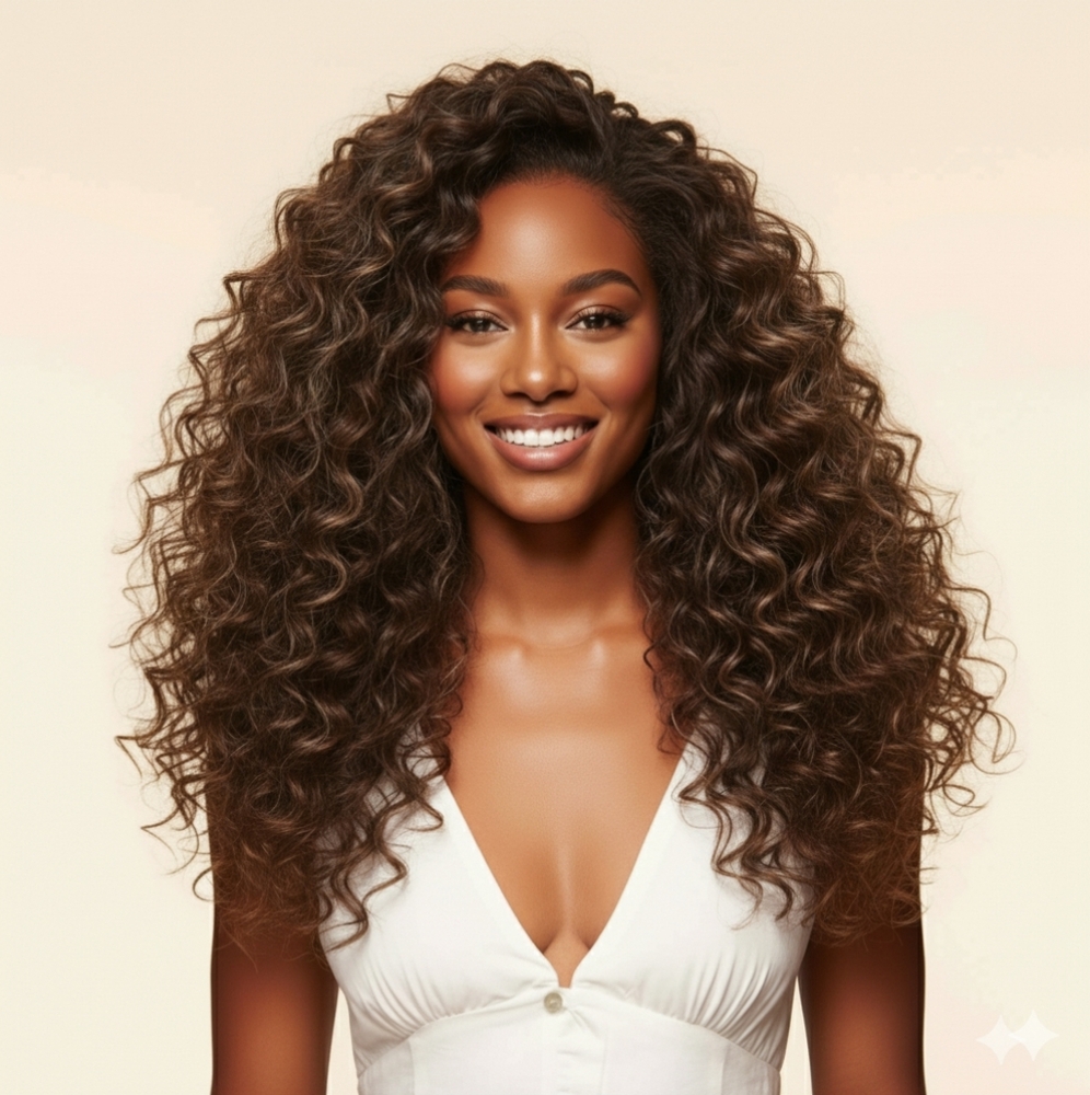 16" Ash Brown Hair Extension Bundle